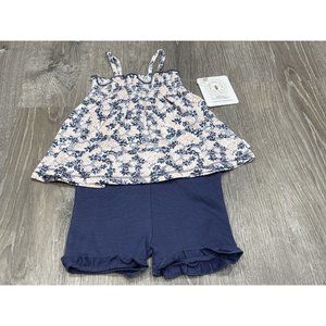 New Burt’s Bees Baby Girl Outfit 3-6 Month J20